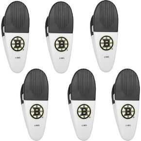 Siskiyou Sports NHL Boston Bruins Chip Clip Magnets, 6pk White, One Size