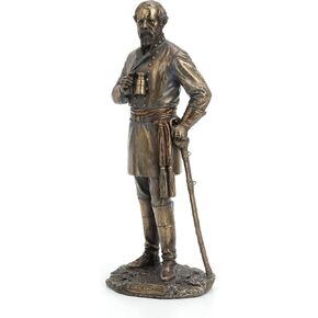 Veronese Design 11 1/4" Tall Robert E Lee Standing Cold Cast Resin Sculpture Antique Bronze Finish Statue Civil War Gift