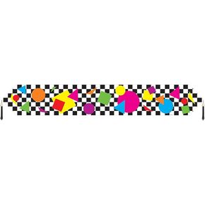 Printed Party Shapes Table Runner Party Accessory (1 count) (1/Pkg)