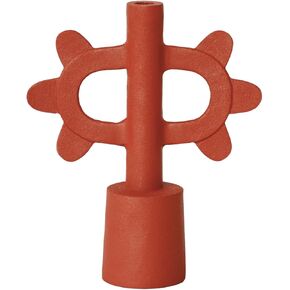 Bloomingville Scalloped Taper Candleholder, Terra-Cotta Color