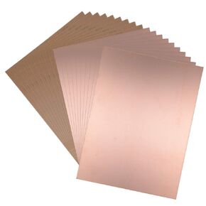 uxcell Single-Sided Copper Clad Laminate PCB Circuit Board, 200x150mm 7.87x5.91 inch, 1.5mm Thickness DIY Prototyping PCB Board, Name Board, 20pcs