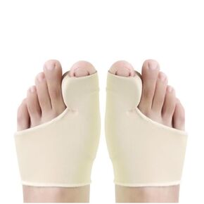 2 Pcs Bunionette Corrector, Bunion Corrector for Women Big Toe, Relieve Hallux Valgus for Men and Women, Day/Night Support (Beige)