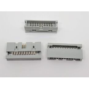 Pc Accessories - Connectors Pro 10-Pack 2X10 20P Dual Rows 2.54mm Shrouded IDC Male Header, 20 Pins Connectors for 1.27mm Flat cable in Saudi Arabia