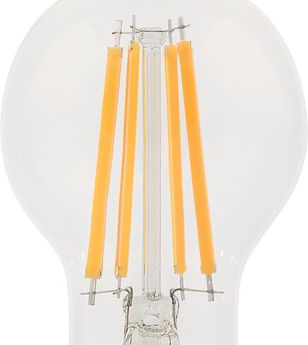 Westinghouse 5167200 8 وات (ما يعادل 75 وات) A19 لمبة إضاءة LED ذات خيوط شفافة قابلة للتعتيم، قاعدة متوسطة in Kuwait