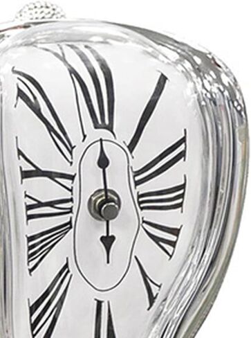 Fdit Clock, Melting Clock Wear Resistant Retro for Office (13) in Saudi Arabia