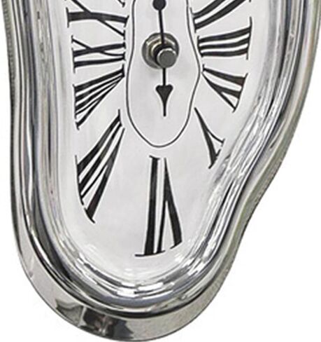 Fdit Clock, Melting Clock Wear Resistant Retro for Office (13) in Saudi Arabia