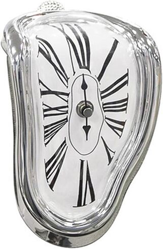 Fdit Clock, Melting Clock Wear Resistant Retro for Office (13) in Saudi Arabia