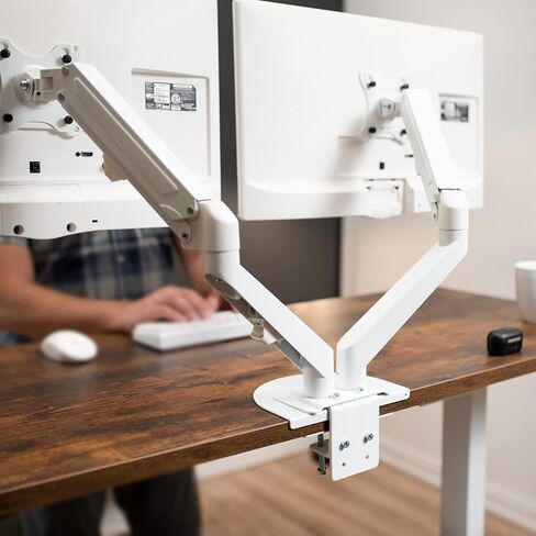 VIVO Steel Reinforcement Bracket Mount Plate for Thin, Glass, and Other Fragile Table Tops, Clamp Compatible with Most Monitor Stand C-Clamp Installations, Black, STAND-AC01R in Kuwait