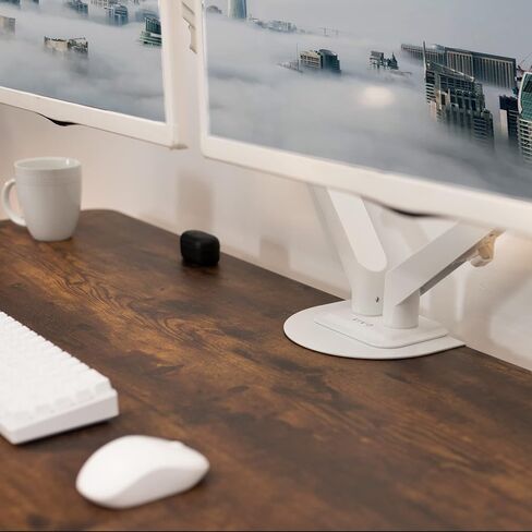 VIVO Steel Reinforcement Bracket Mount Plate for Thin, Glass, and Other Fragile Table Tops, Clamp Compatible with Most Monitor Stand C-Clamp Installations, Black, STAND-AC01R in Kuwait