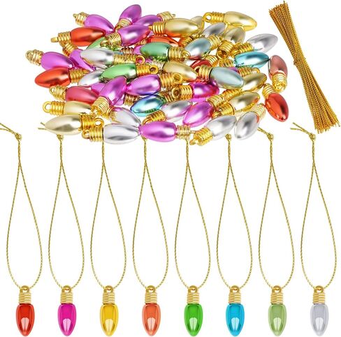 100 Pieces Christmas Balls Ornaments Plastic Bulb Beads Shatterproof Hanging Balls Colorful Christmas Tree Pendant Ornaments Holiday Party Decoration in Kuwait