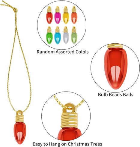 100 Pieces Christmas Balls Ornaments Plastic Bulb Beads Shatterproof Hanging Balls Colorful Christmas Tree Pendant Ornaments Holiday Party Decoration in Kuwait