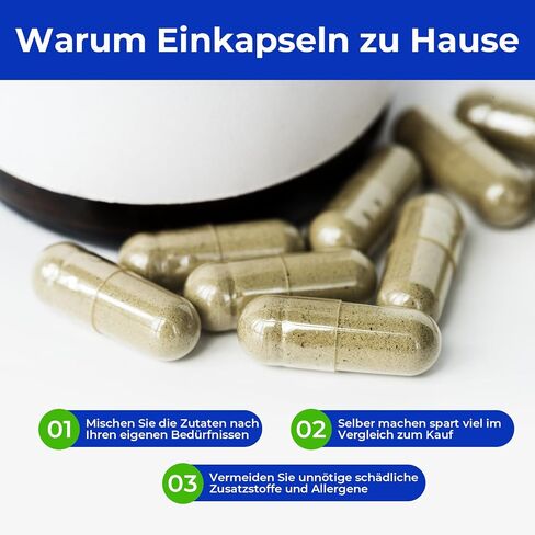 Empty Vegan Capsules Size 00 - Vegan Capsules Empty (100 Count) Empty Capsules DIY Vegetable Capsule Filling - Veggie Capsules Empty Caps with 2 Micro Lab Spoons for Capsule Filling in Saudi Arabia
