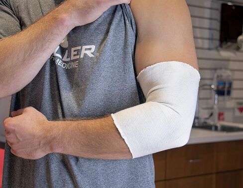 ضمادات ضغط أنبوبية متماسكة لتقويم العظام من MUELLER Sports Medicine Pro، بيضاء، 5 بوصات × 11 ياردة، صندوق واحد in Saudi Arabia