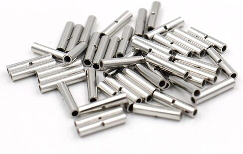 Baomain BN1.25 Non-insulated Butt Connectors Terminal for 22-16 A.W.G 0.7-1.5mm² Wire 100Pcs in Saudi Arabia