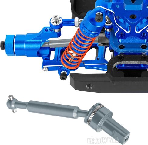 Alloy Front Rear Drive Shaft Axles & Wheel Hex Upgrades Part for 1/18 LaTrax Teton/LaTrax Desert Prerunner,Aluminum Driveshaft CVD,Red in Kuwait