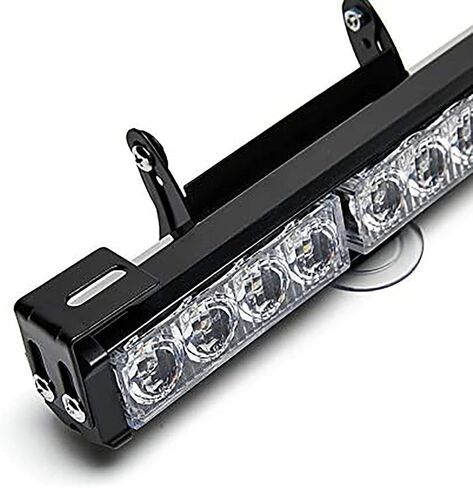TeddyTT 32 LED 35.5" High Intensity Hazard Emergency Warning Tow Traffic Advisor Flash Strobe Directional Light Bar with Wireless Remote Control (Blue & White & Blue, 35.5'') in Saudi Arabia