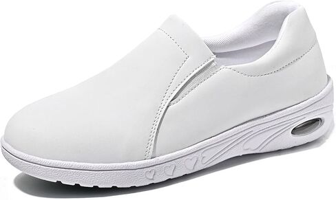Women's Slip On Nurse Shoes Lightweight Comfortable Waterproof Work Shoes Silp Resistant Food Service Shoes in Saudi Arabia