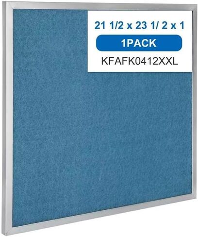 فلتر KFAFK0412XXL - 21 1/2 × 23 1/2 × 1، بديل لفلتر ملف قناة مروحة براينت/كارير/باين KFAFK0412XXL قابل للغسل وإعادة الاستخدام، فلتر تيار متردد KFAFK0412XXL للنماذج FA4CNC060، FE4ANB006، عبوتان in Kuwait