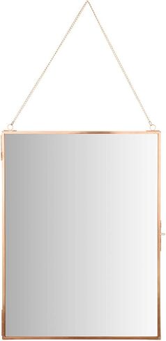 Koyal Wholesale Modern Rose Gold Frame Mirror for Wall, Large 12x16 Inch Hanging Rectangle Wall Mirror Photo Cabinet with Lock, Rectangle Mirrors for Wall Entryway, Bedroom, Bathroom in Kuwait