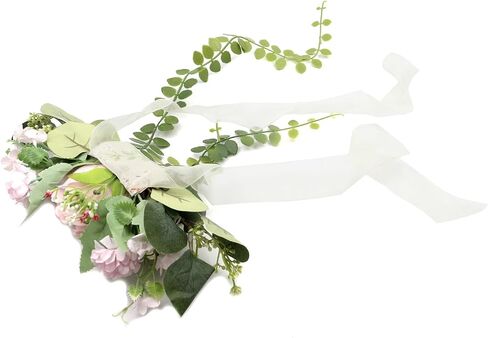 2 حزمة من ستائر الزهور الاصطناعية، ستائر زهور صناعية من الدانتيل، ستائر بتصميم زهرة الورد لديكور ستائر على الطراز الحديث، وردي in Saudi Arabia