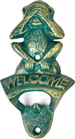 Sungmor Cast Iron Beer Bottle Opener, Vintage Wall Mounted Cool Bottle Opener, 5.7" Funny Monkey Shaped Bottle Cap Opener for Home Kitchen Bar Garage, Unique Gift for Beer Lovers in Saudi Arabia