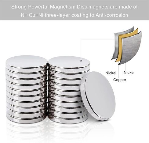 Neodymium Magnets, 0.39x0.08 inch Magnets for Industrial, Round Rare Earth Magnets 80 Pcs in Saudi Arabia