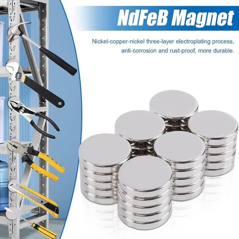 Neodymium Magnets, 0.39x0.08 inch Magnets for Industrial, Round Rare Earth Magnets 80 Pcs in Saudi Arabia