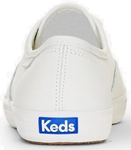 Keds Women's Champion Lace Up Sneaker, Black Premium Leather, 8 Medium in Saudi Arabia