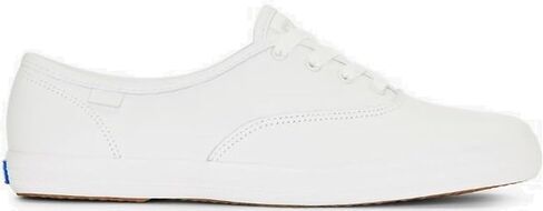 Keds Women's Champion Lace Up Sneaker, Black Premium Leather, 8 Medium in Saudi Arabia