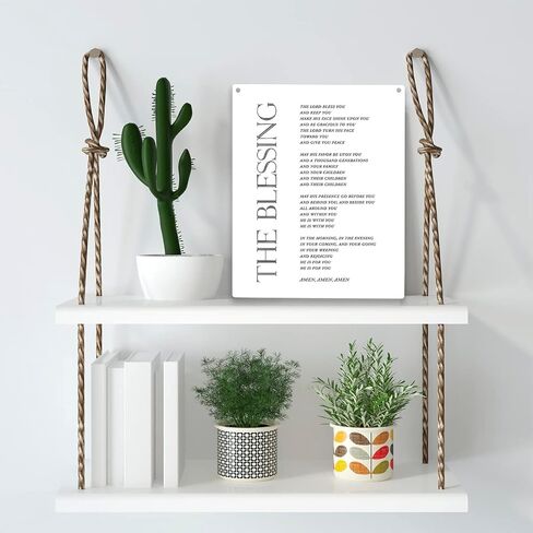 ملهمة نعمة الرب الكتاب المقدس الآية الخشبية علامة ريفية أرقام 6: 24-26 لوحة معلقة خشبية مسيحية لتزيين جدار المنزل 8 × 10 بوصة الحاضر in Kuwait