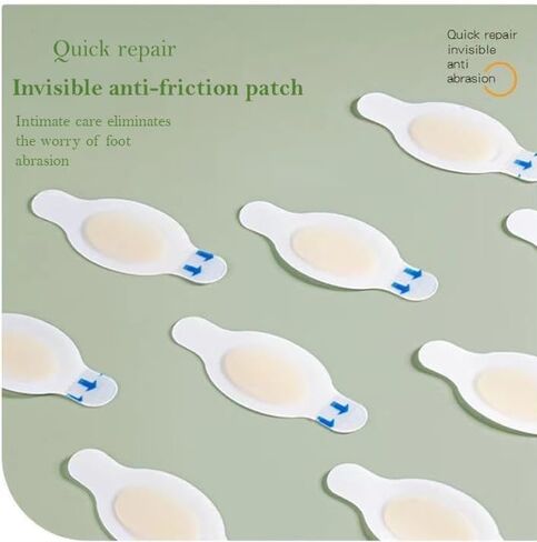 (15 PCS) Anti-Abrasive Invisible Gel Blister Patch - Heel, average size in Saudi Arabia