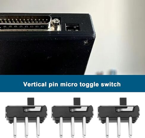 100PCS Slide Switches 6 Pin DC50V 0.3A Micro Slide Switch for DIY Electronics Projects 8.5x9x3.3mm 2 Positions, DPDT Panel Slide Switch DIY Built-in Switch Set in Saudi Arabia