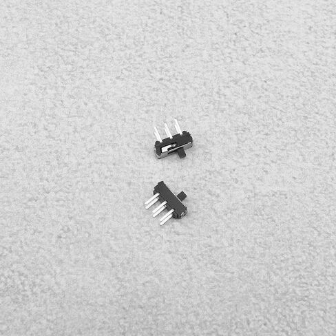 100PCS Slide Switches 6 Pin DC50V 0.3A Micro Slide Switch for DIY Electronics Projects 8.5x9x3.3mm 2 Positions, DPDT Panel Slide Switch DIY Built-in Switch Set in Saudi Arabia