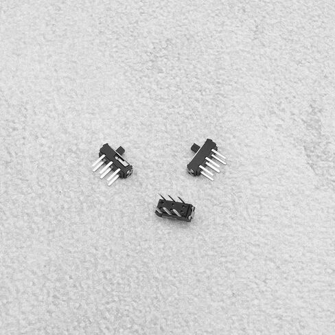100PCS Slide Switches 6 Pin DC50V 0.3A Micro Slide Switch for DIY Electronics Projects 8.5x9x3.3mm 2 Positions, DPDT Panel Slide Switch DIY Built-in Switch Set in Saudi Arabia