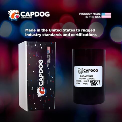 الولايات المتحدة الأمريكية صنع 59-71 MFD uF 220VAC مضخة محرك مكثف 275464105 متوافق مع فرانكلين 2801054915، 2824075015 CRC in Kuwait