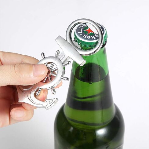 MDLUU 20 Pcs Anchor Bottle Stopper Bottle Opener Return Gifts, Party Favors, Nautical Theme Decor for Baby Shower Wedding Birthday in Kuwait