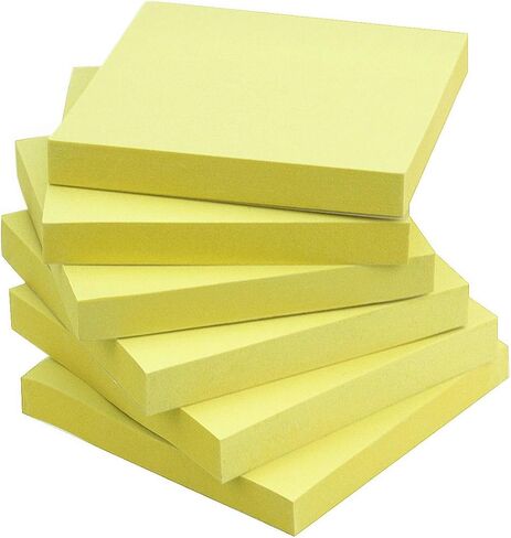 Early Buy Sticky Notes 3x3 Self-Stick Notes Orange Color 6 Pads, 100 Sheets/Pad in Saudi Arabia