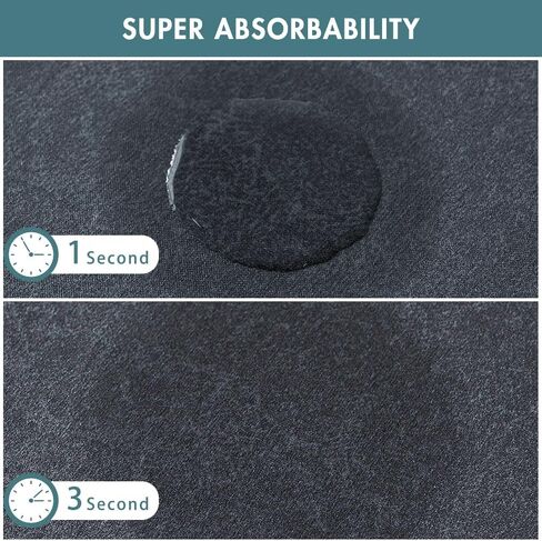 سجادة حمام MIULEE فائقة الامتصاص غير قابلة للانزلاق سريعة الجفاف سجادة حمام قابلة للغسل في أرضية الحمام، سجادة دش للحمام، أمام حوض الاستحمام، كحلي، 20 * 30 بوصة in Kuwait