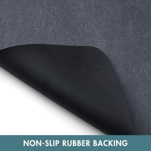 سجادة حمام MIULEE فائقة الامتصاص غير قابلة للانزلاق سريعة الجفاف سجادة حمام قابلة للغسل في أرضية الحمام، سجادة دش للحمام، أمام حوض الاستحمام، كحلي، 20 * 30 بوصة in Kuwait