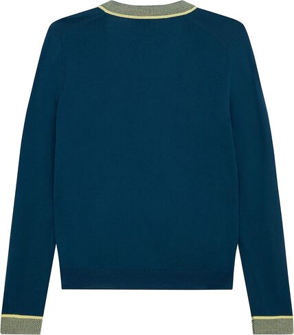 PS by Paul Smith Womens Knitted Sweater V Neck, Indigo, Medium in Saudi Arabia