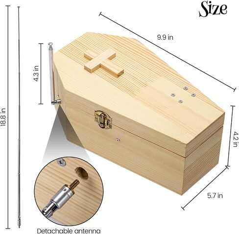 معدات صيد الأشباح، صندوق الموسيقى Briidea Paranormal Detection Kit، يأخذك لتجربة أنشطة أبحاث الأشباح المثيرة وجلسات تحضير الأرواح in Kuwait