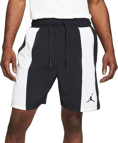 Jordan Dri-FIT Air Men's Woven Shorts CZ4773-010 (Black/White), Small in Saudi Arabia