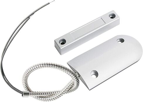 Aoje-Link OC-60B NC مستشعر إنذار بمفتاح القصب المغناطيسي مع سلكين، سبائك الزنك، 4 قطع in Kuwait