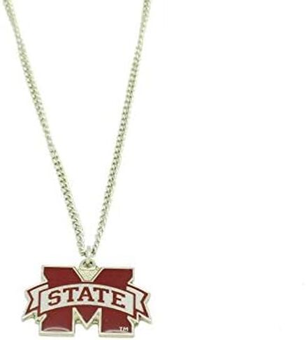 مجموعة هدايا من الفولاذ المقاوم للصدأ تحمل شعار NCAA Mississippi State Bulldogs من أمينكو، وسوار وأقراط in Saudi Arabia