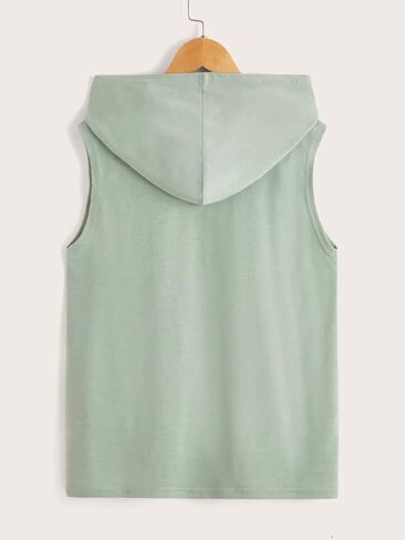 Milumia Boy's Casual Sleeveless Hooded School Workout Basic Comfy Tank Top in Saudi Arabia