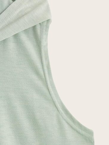 Milumia Boy's Casual Sleeveless Hooded School Workout Basic Comfy Tank Top in Saudi Arabia