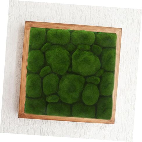 ABOOFAN Moss Wall Panel Simulation Green Moss Stone Foams Tile Board Fake Moss Tiles DIY Craft Wall Background Greenery Wall Decoration for Home Living Room in Kuwait