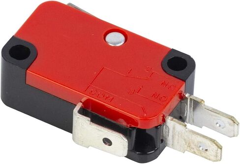 6Pcs V-151-1C25 Short Straight Lever Type Micro Limit Switch SPDT Snap Action for Arduino in Saudi Arabia