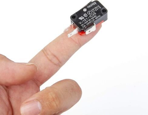 6Pcs V-151-1C25 Short Straight Lever Type Micro Limit Switch SPDT Snap Action for Arduino in Saudi Arabia