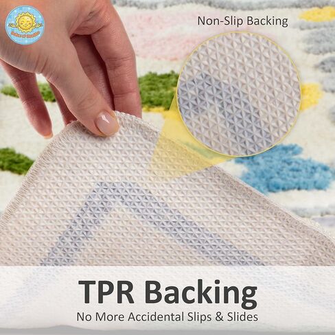 سجاد الحمام زهرة لطيف | ألياف ناعمة وسميكة، غير قابلة للانزلاق، ماصة للماء، يمكن غسلها في الغسالة | سجادة حمام وسجادة استحمام مريحة من القطيفة in Kuwait